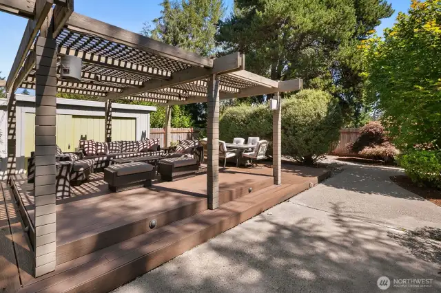 Backyard and patio