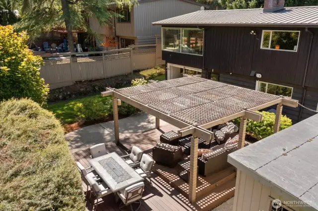 Backyard and patio