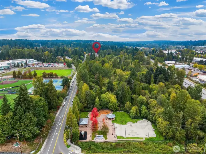 Woodinville Rotary Park including Skate Park Walking Distance to the Home