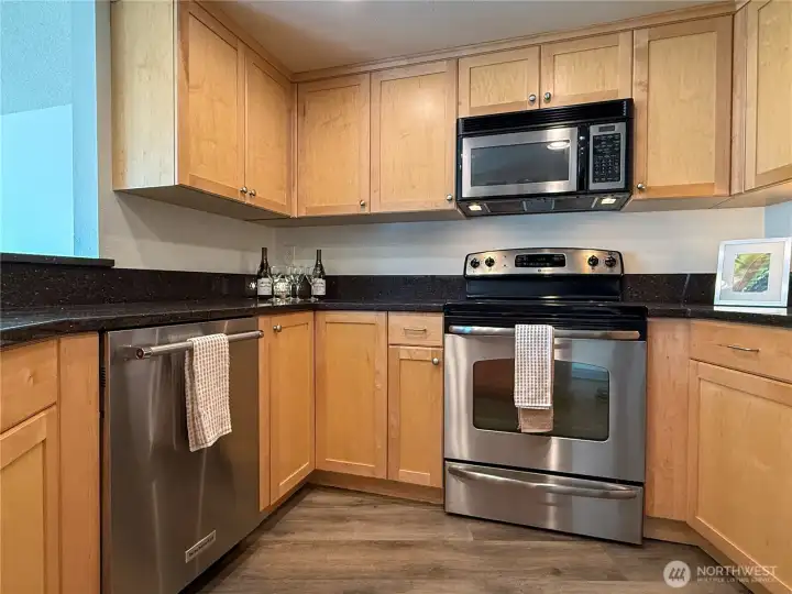 All appliances stay.