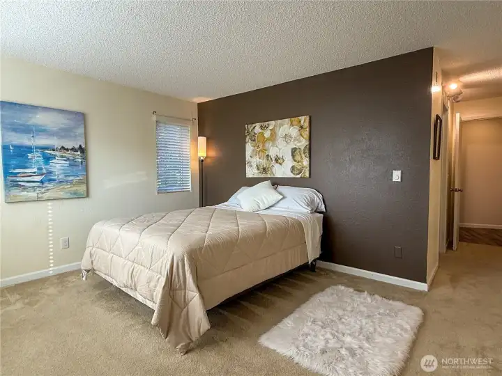 Spacious and restful Primary bedroom.