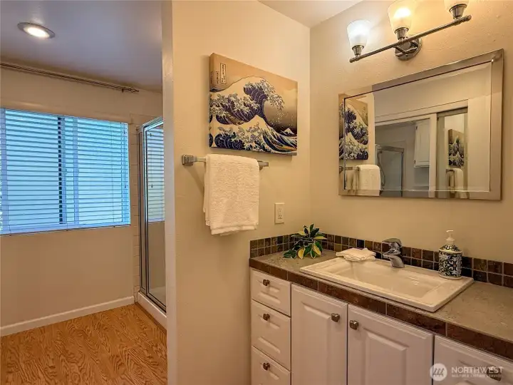 Very large primary bathroom.