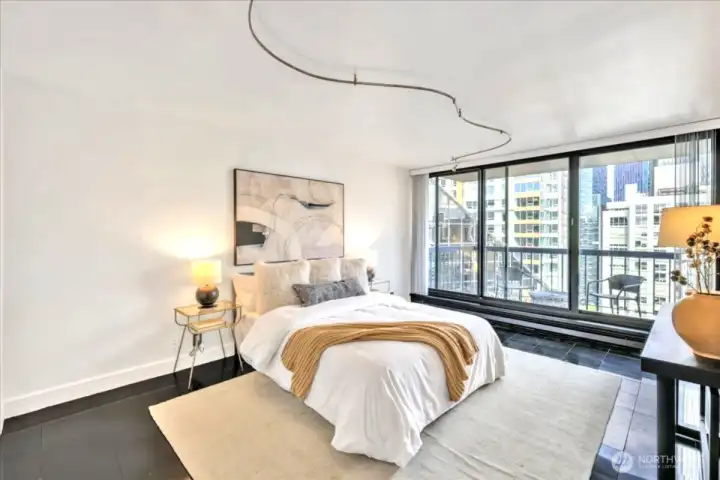 Oversized Master Suite w/ private deck!