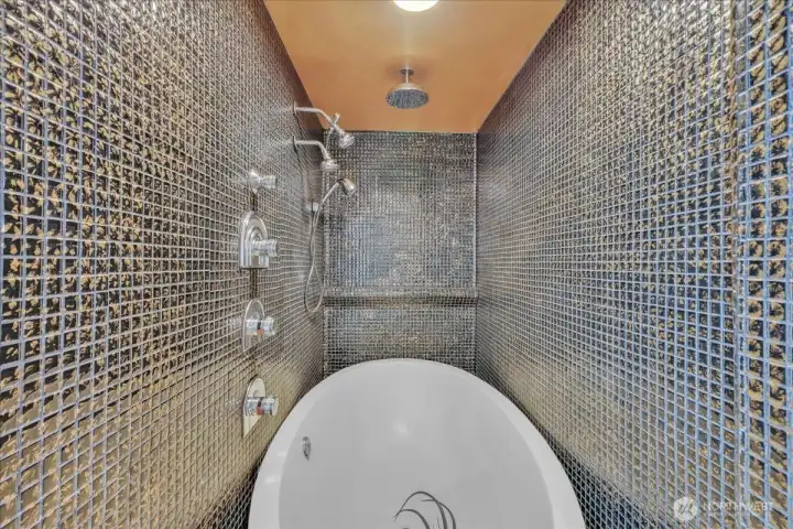 Soaking tub & Shower