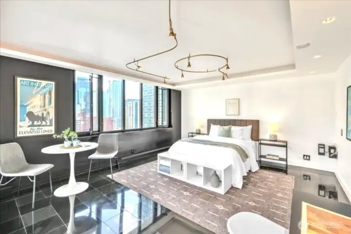 Light Filled Spare Bedroom w/ room for office as well