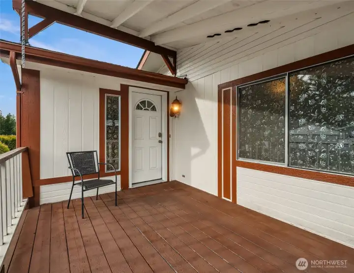 Exterior covered entry