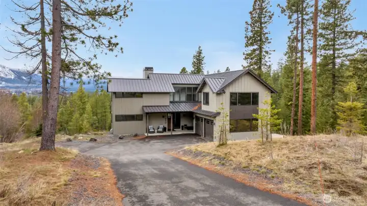 As you can see, this home is truly surrounded by the woods - you may see bear, deer, wild turkeys and elk