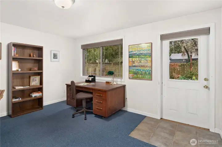 Door to the back yard.