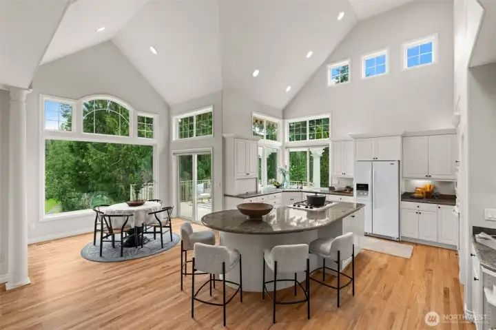 Large open concept main living area