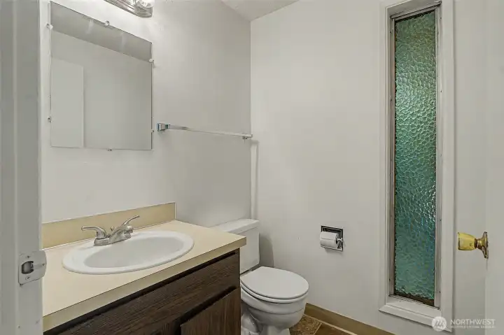 Unit A - Half Bathroom Downstairs