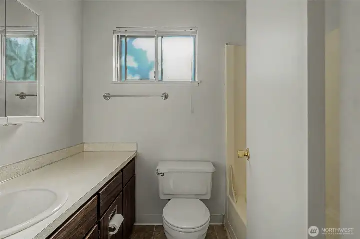 Unit A - Full Bathroom - Upstairs