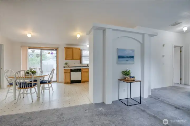 Bright, open floor plan