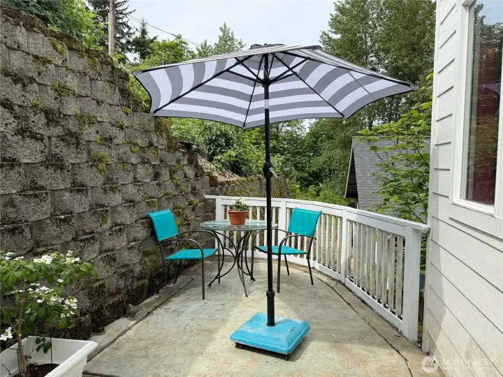 Outside patio