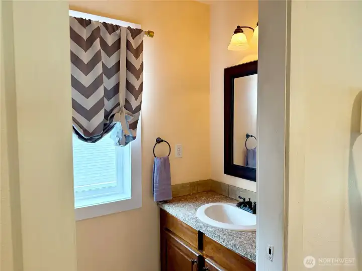 Half bath on main floor