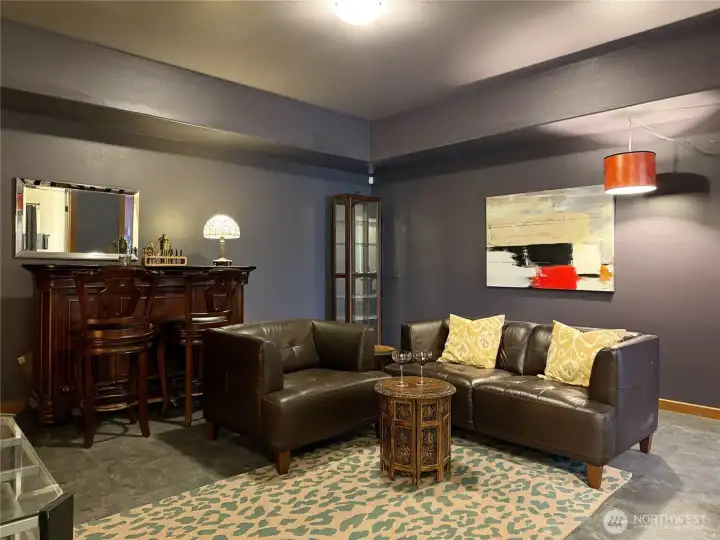 Basement family room