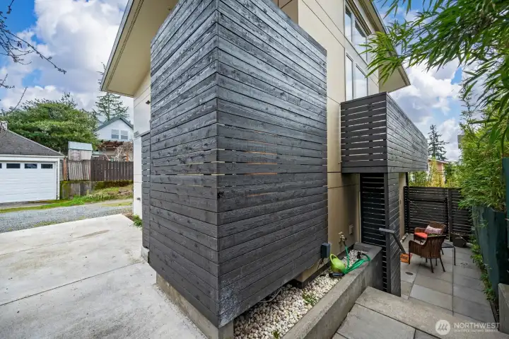Lower patio provides private outdoor space outside of each bedroom. While the upper view deck adds additional living space to the living room. Lower patio provides private outdoor space outside of each bedroom. While the upper view deck adds additional living space to the living room.
