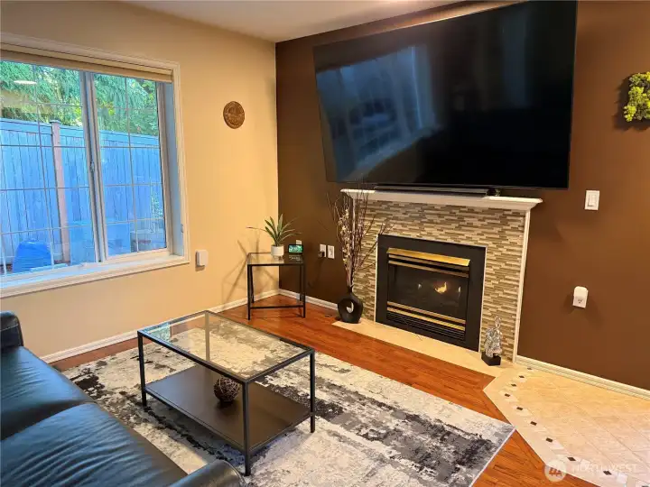 Living Room with Gas Fireplace