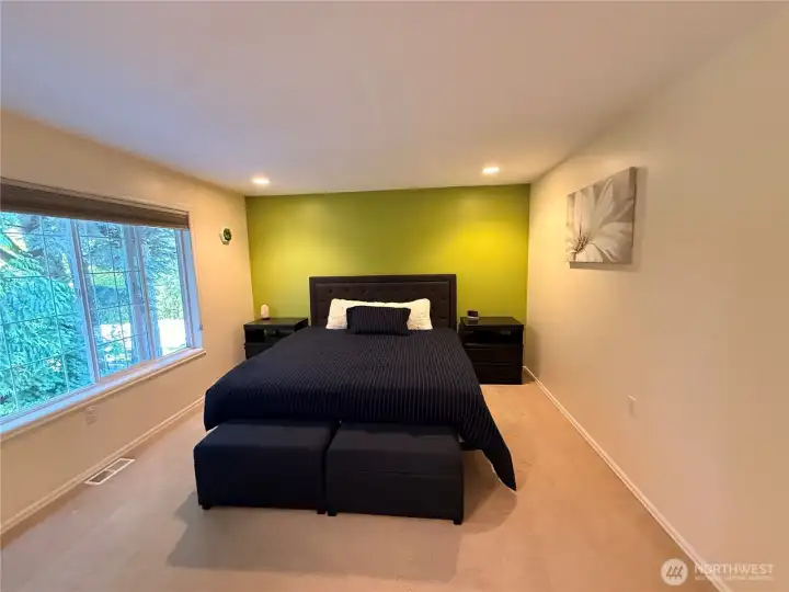 Master Bedroom large enough for King Bed