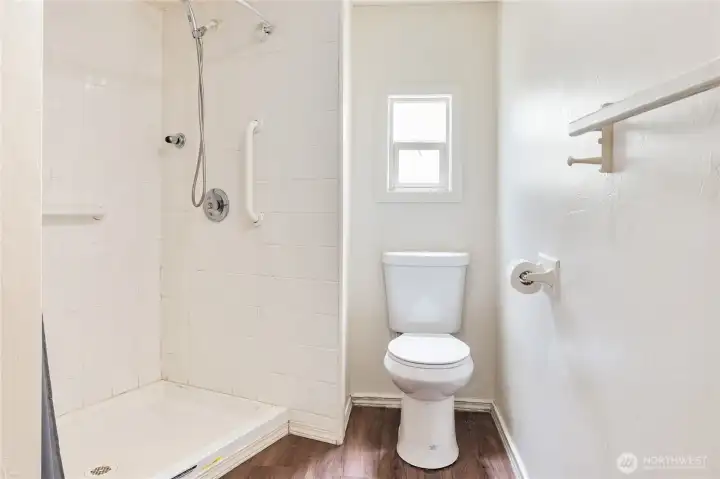 3/4 bath. New interior paint throughout and a fresh feel.