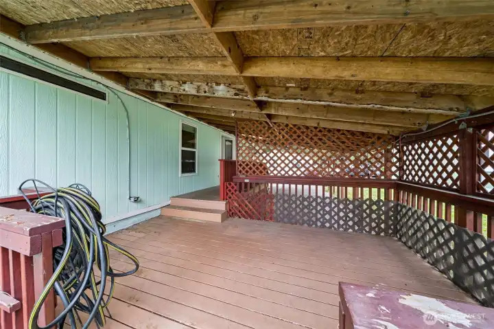 Covered Outdoor Living Area.