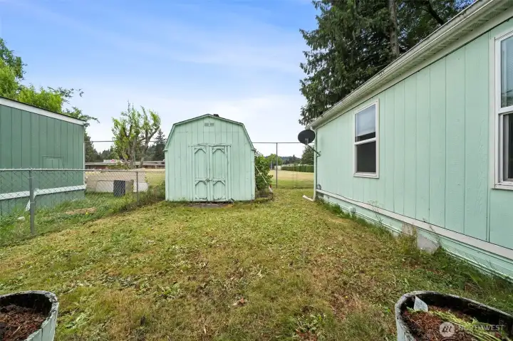 Shed Perfect for all your Yard Tools.
