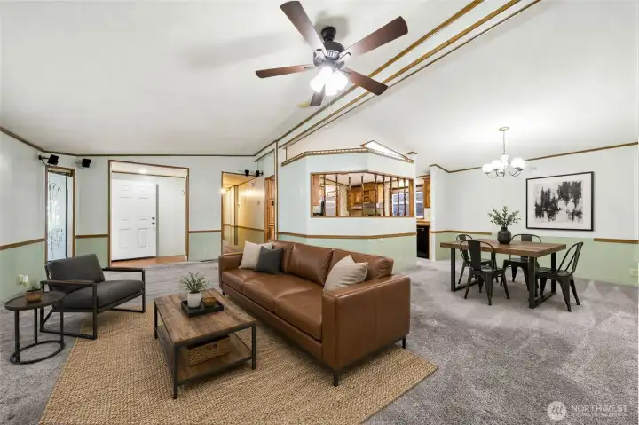 Wide Open Floor Plan.