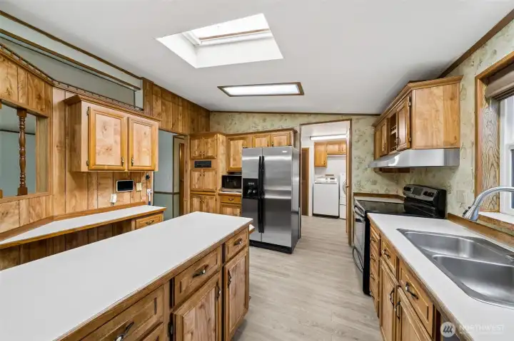 Spacious Kitchen with tons of Counter Space.