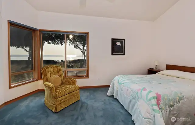 Primary Suite - has two separate bedrooms. Both with water views.