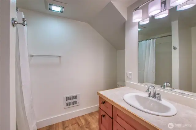 Lower level 3/4 bath.