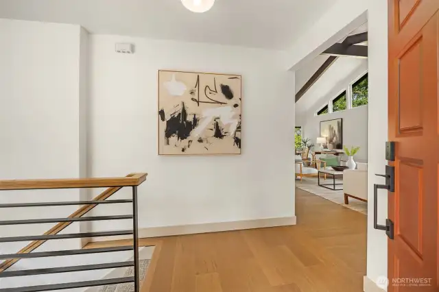 Throughout the home, hardwoods add warmth and sophistication.