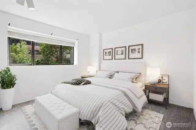 Virturally staged 2nd bdrm
