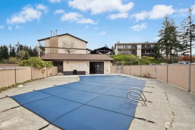 The pool will be open soon!