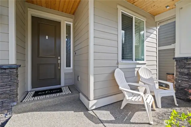 Covered front porch