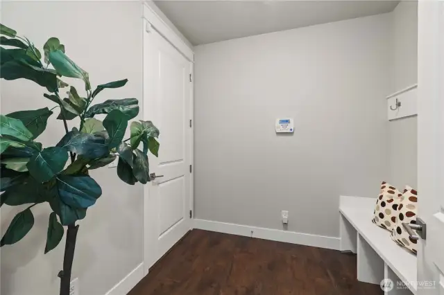 Convenient mudroom