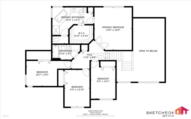 Floor Plan upstairs