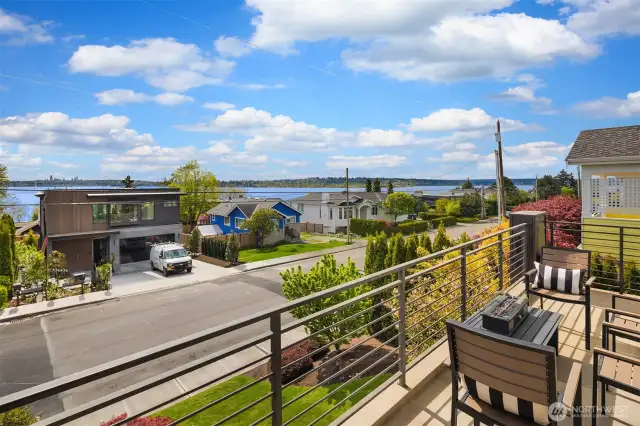Enjoy your private view deck from the primary bedroom.