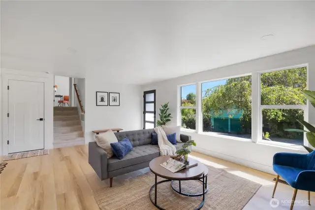 Plentiful natural light in in every room gives the home an open and bright feel, even on darker days!