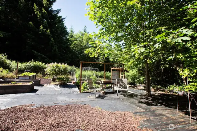Raised garden beds to make it easier to enjoy fresh vegetables and flowers from your own garden
