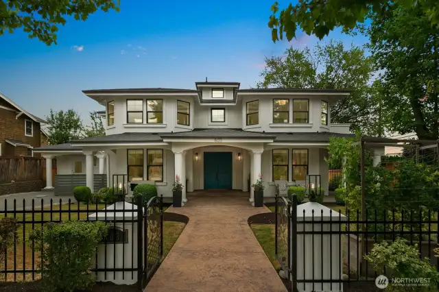 This home is stunning at night!