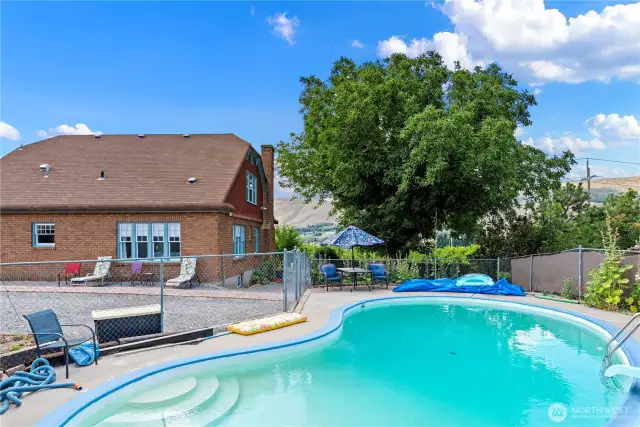 Enjoy a dip in the pool, with a new pool pump and cover.