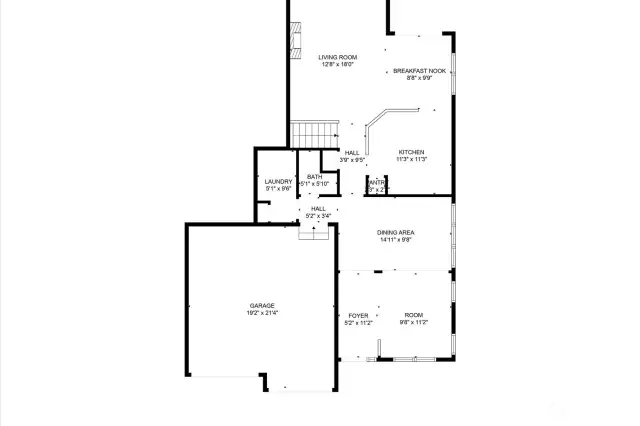 Main Level Floor Plan
