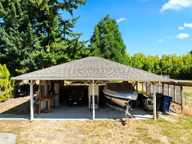 Carport for your toys.