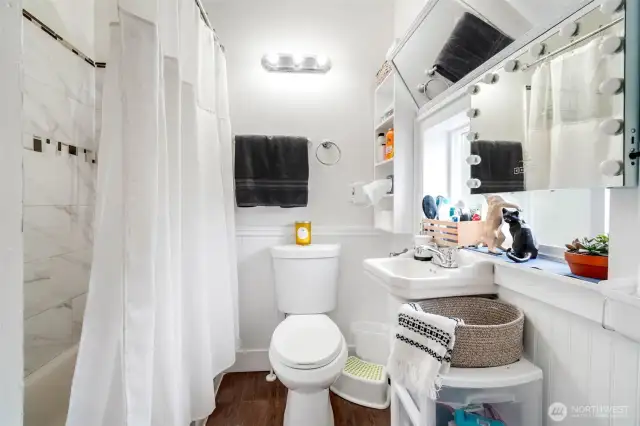 Hallway bathroom