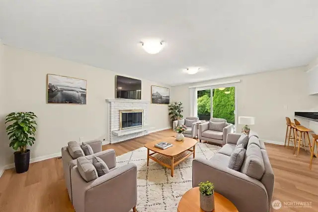 Family Room Staged