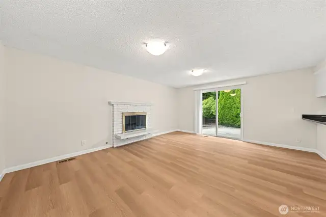 Family Room View from Garage Entry