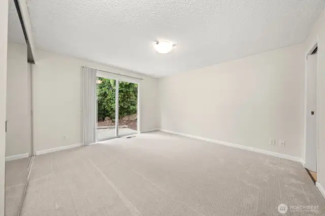 Primary Bedroom View from Entry