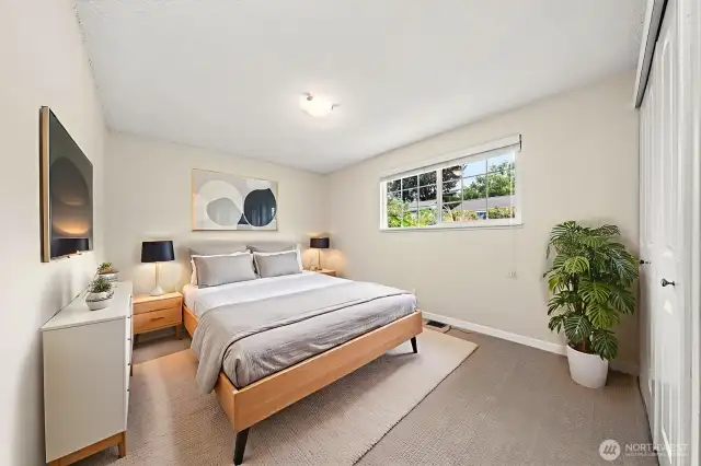 Third Bedroom East Side of Home - Staged