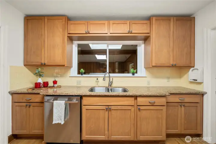 Enough counter and cabinet space for everything you need.