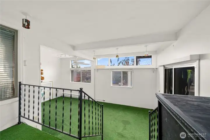 1st sunroom off main floor dining room