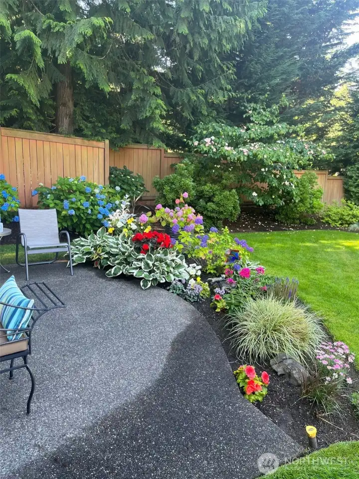 When the perennials and dogwood are in bloom